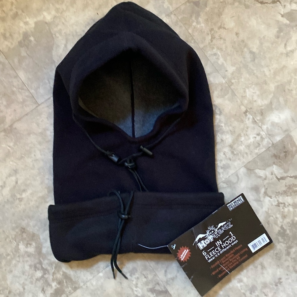 New Black Hot Headz Hood